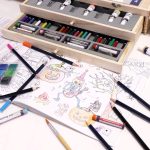 Deluxe Art Supplies, 88 Pieces Art Set in Portable Wooden Case, with 2 Drawing Books and 4 Canvas Panels, Professional Art Set for Painting & Drawing, Art Kit for Kids, Teens and Adults/Gift - Image 6